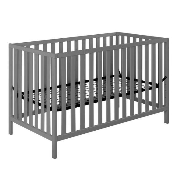 Shop Ameriwood Home Charlotte Soft Grey Crib By Cosco Overstock