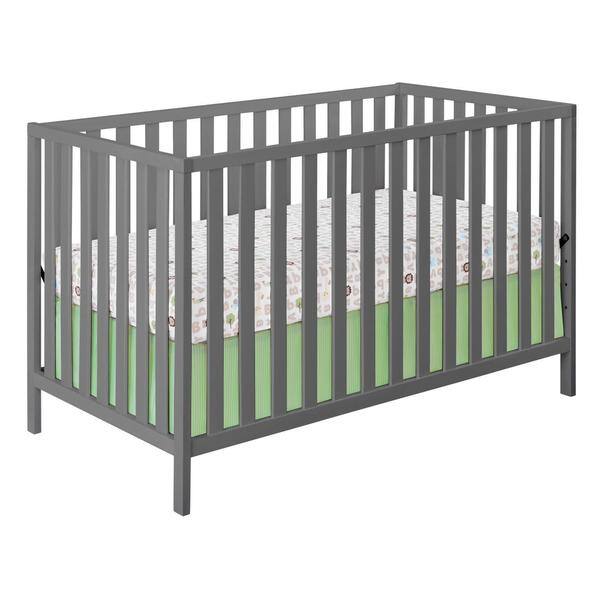 Shop Ameriwood Home Charlotte Soft Grey Crib By Cosco Overstock