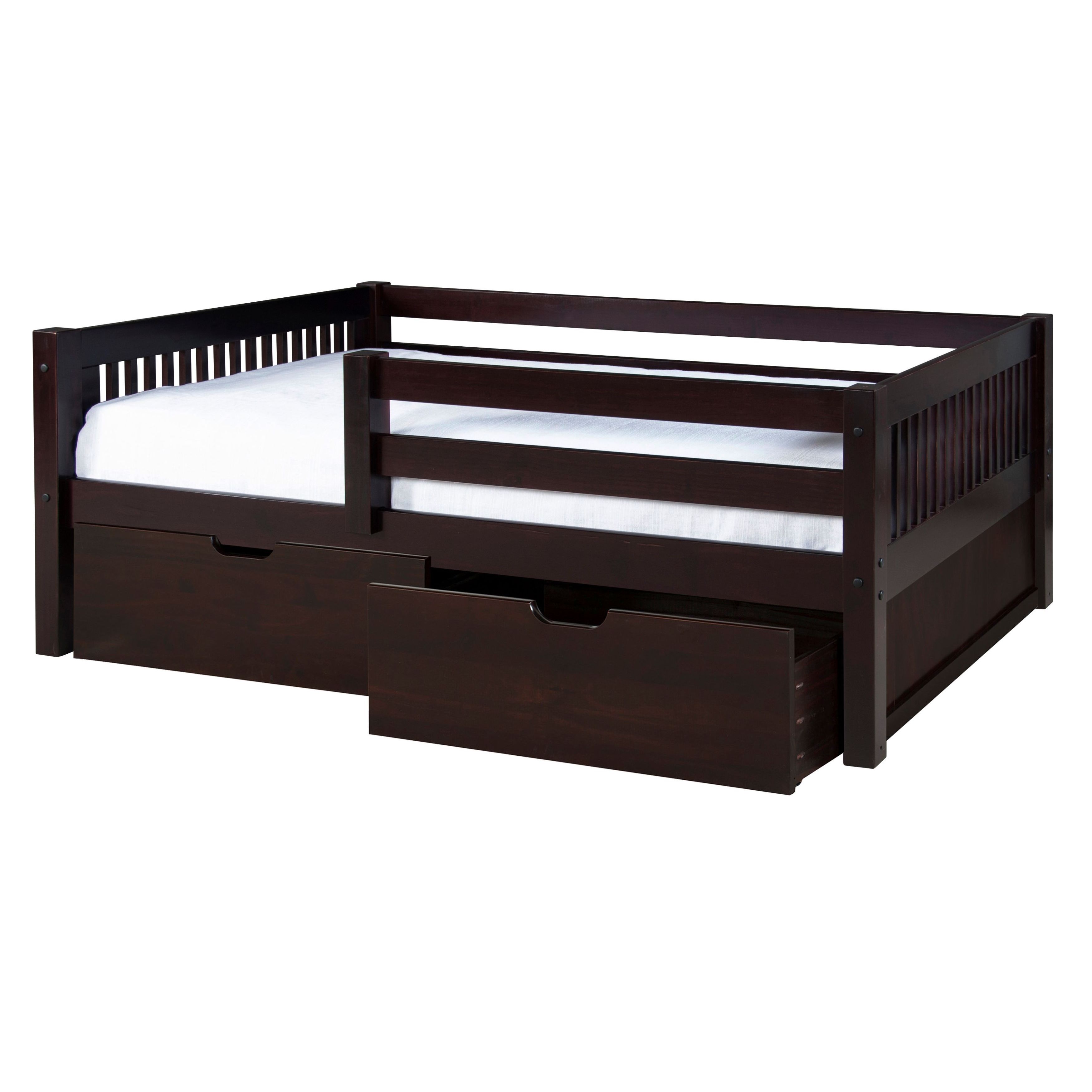 twin bed with guard rails