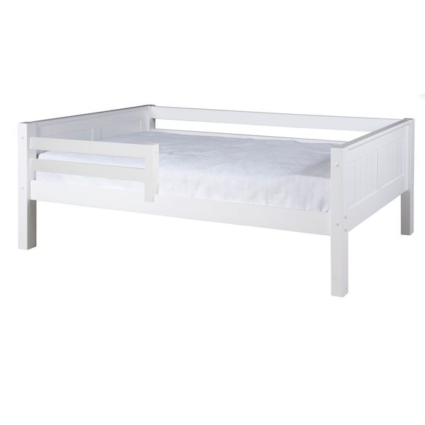 Shop Camaflexi Twinsize White Finish Day Bed with Front Guard Rail and