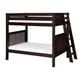 preview thumbnail 3 of 1, Camaflexi Twin-size Cappuccino Finish Bunk Bed with Mission Headboard
