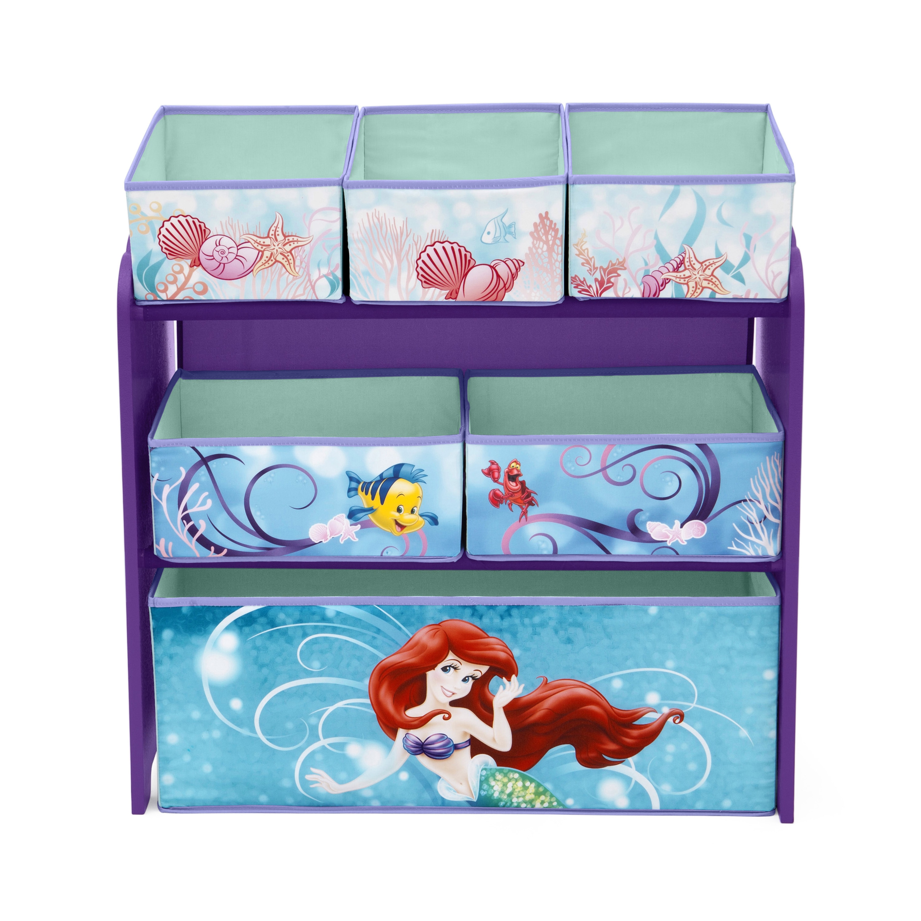 little mermaid toy organizer