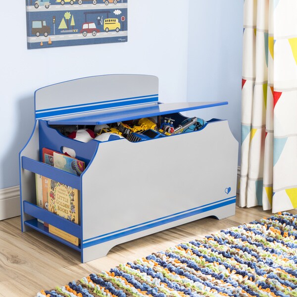 toy chest with book storage