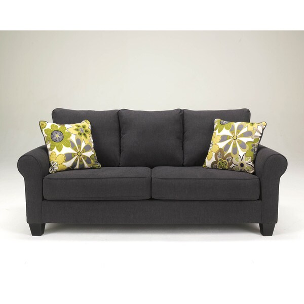 Signature Design By Ashley Nolana Charcoal Sofa Free