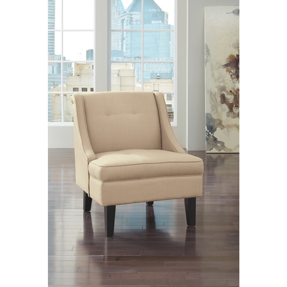 Signature Design By AshleyClarinda Contemporary Cream Accent Chair   Signature Design By Ashley Clarinda Cream Accent Chair E2c67614 E6ac 4a6b 96be 73fbd6c4269f 1000 