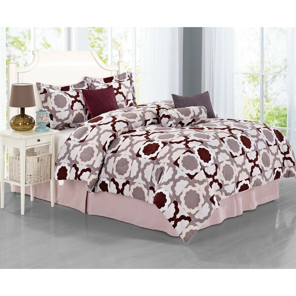 Journee Home Vigo 7 Piece Duvet Set Free Shipping Today Journee Home Vigo 7 Piece Duvet Set