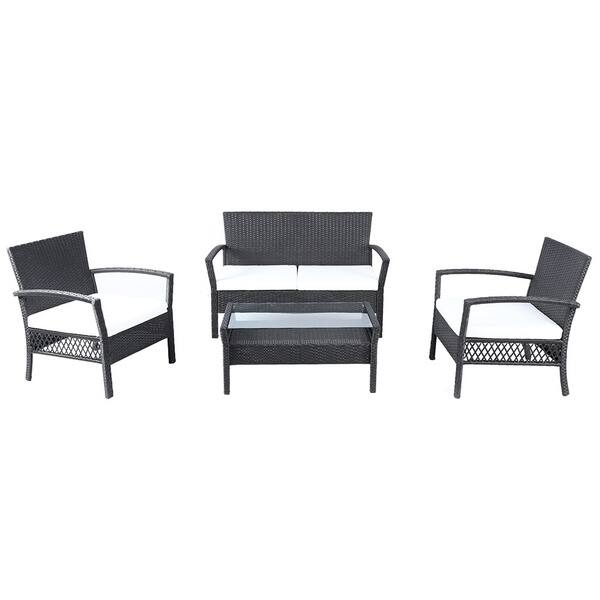 Shop Baner Garden Outdoor Furniture Complete Patio 4 Piece Pe