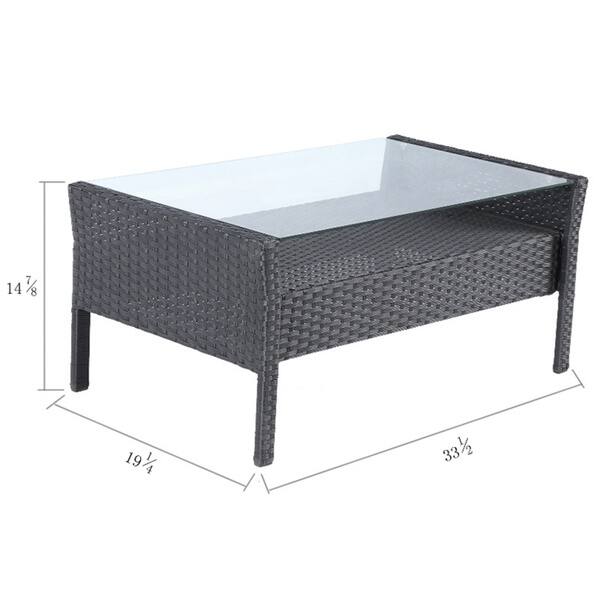 Shop Baner Garden Outdoor Furniture Complete Patio 4 Piece Pe