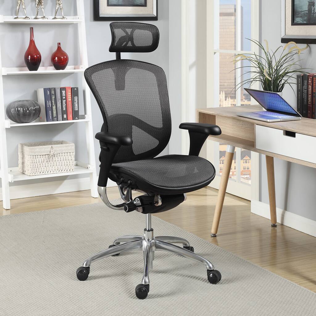 Serta Rincon Ergonomic Executive Mesh Chair - Silver
