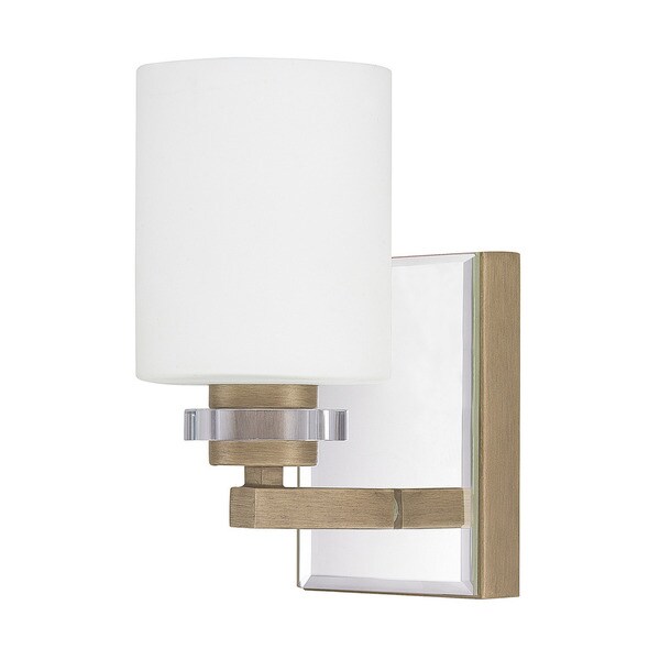 Austin Allen & Company Transitional 1-light Brushed Gold Wall Sconce - Free Shipping Today ...