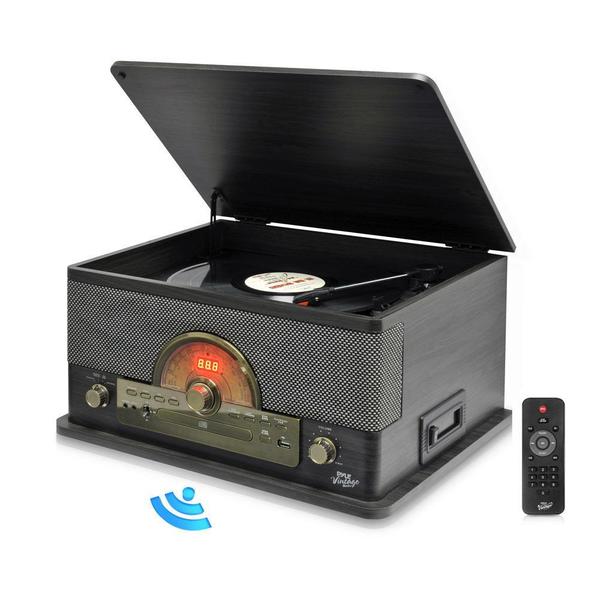 pyle vintage record player bluetooth