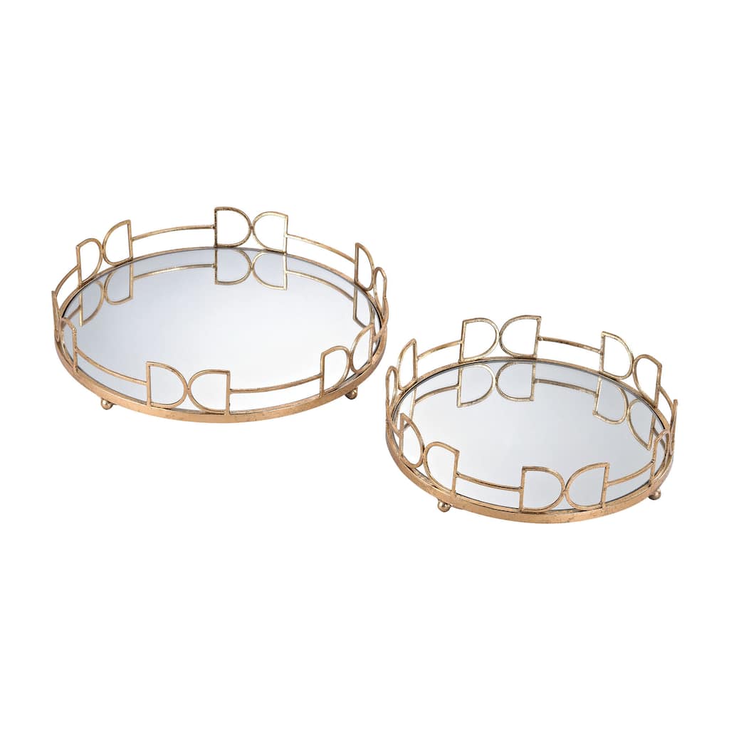 Sterling Snaffle Bit Mirrored Trays