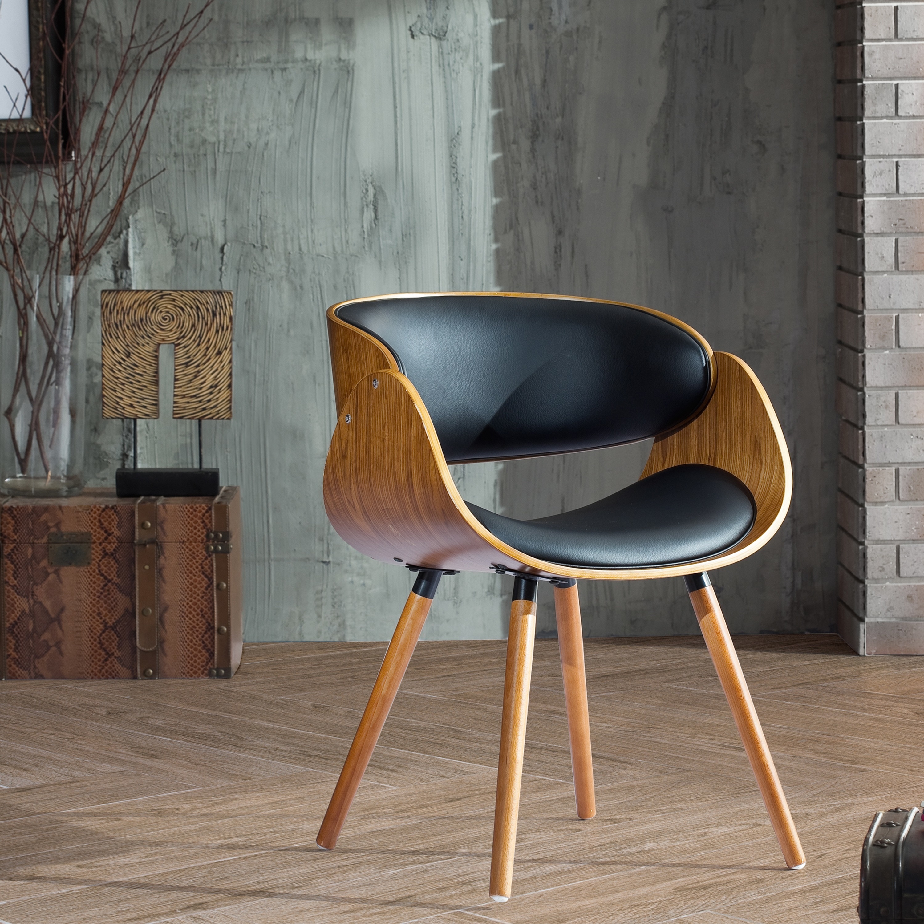 Shop Corvus Mid-century Modern Accent Chair - Free Shipping On Orders