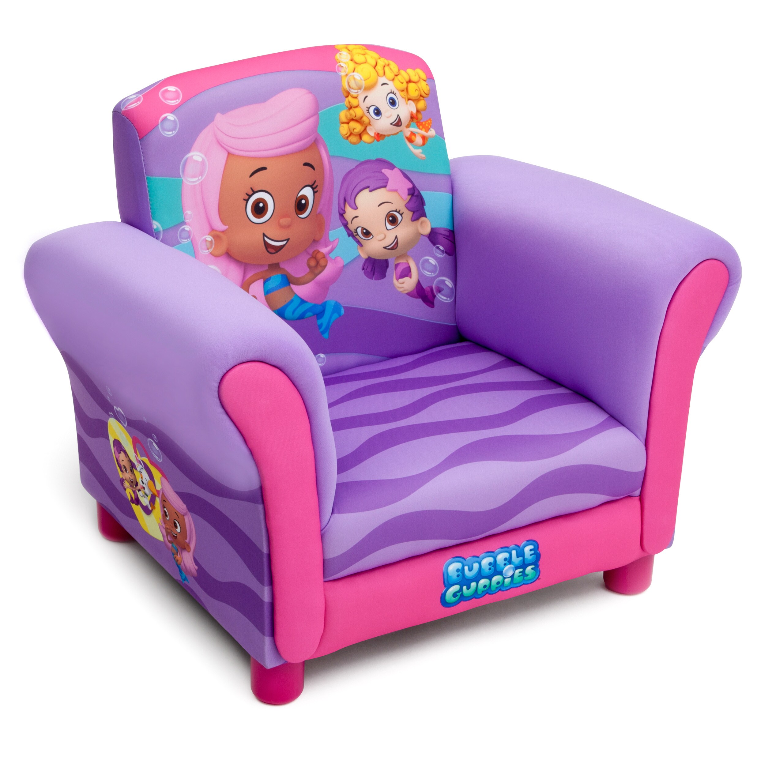 Shop Delta Children Bubble Guppies Upholstered Chair Free