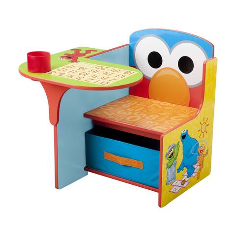 Sesame Street Chair Desk with Storage Bin by Delta Children