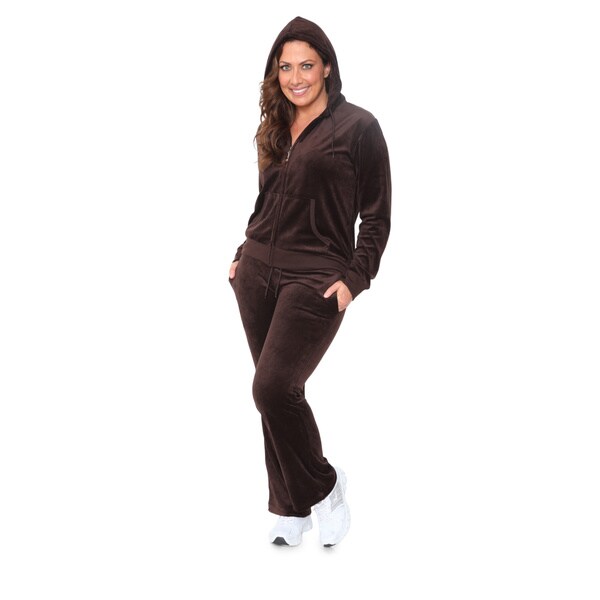 plus size velour suit