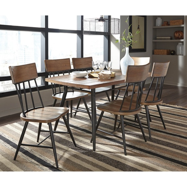 Signature Design by Ashley Jorwyn Light Brown Rectangle Dining Room