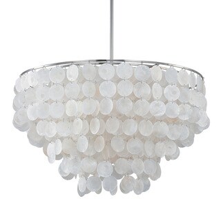 Polished Nickel 6-light Pendant - Polished Nickel