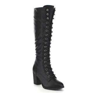 lace up front platform combat boots