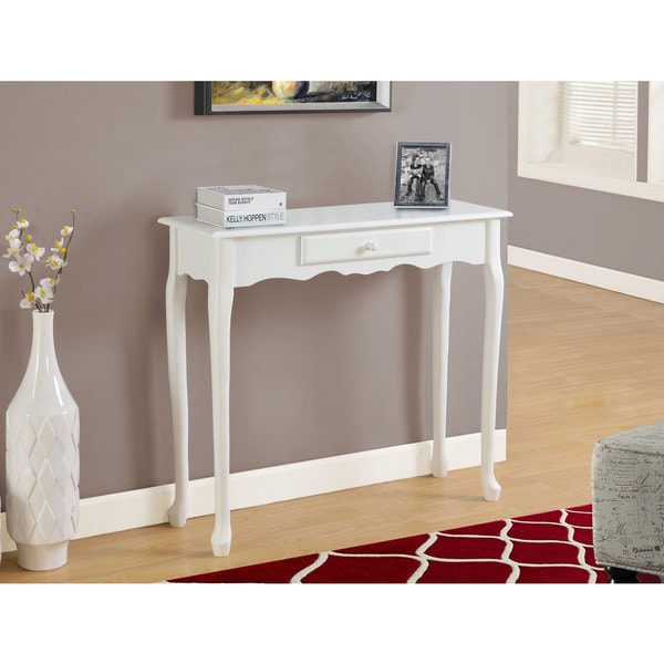 Accent Table 36 L Antique White Hall Console Free Accent Table 36 L Antique White Hall Console