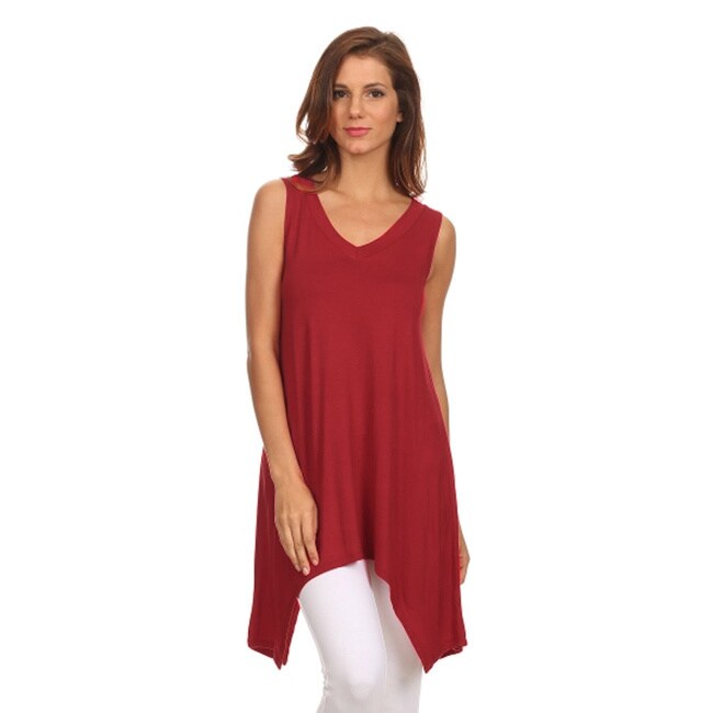 high low sleeveless top