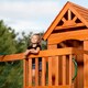 preview thumbnail 6 of 7, Backyard Discovery Atlantis All Cedar Swingset - 217 inches wide x 93 inches deep x 111 inches high