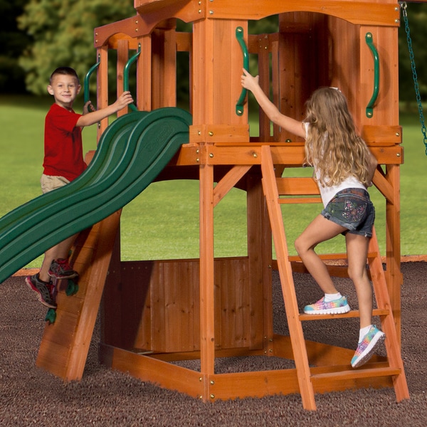 backyard discovery atlantis swing set