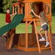 preview thumbnail 7 of 7, Backyard Discovery Atlantis All Cedar Swingset - 217 inches wide x 93 inches deep x 111 inches high