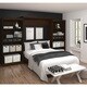 preview thumbnail 2 of 43, Pur Queen Murphy Bed with 2 Storage Units (137W) by Bestar