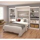 preview thumbnail 1 of 43, Pur Queen Murphy Bed with 2 Storage Units (137W) by Bestar