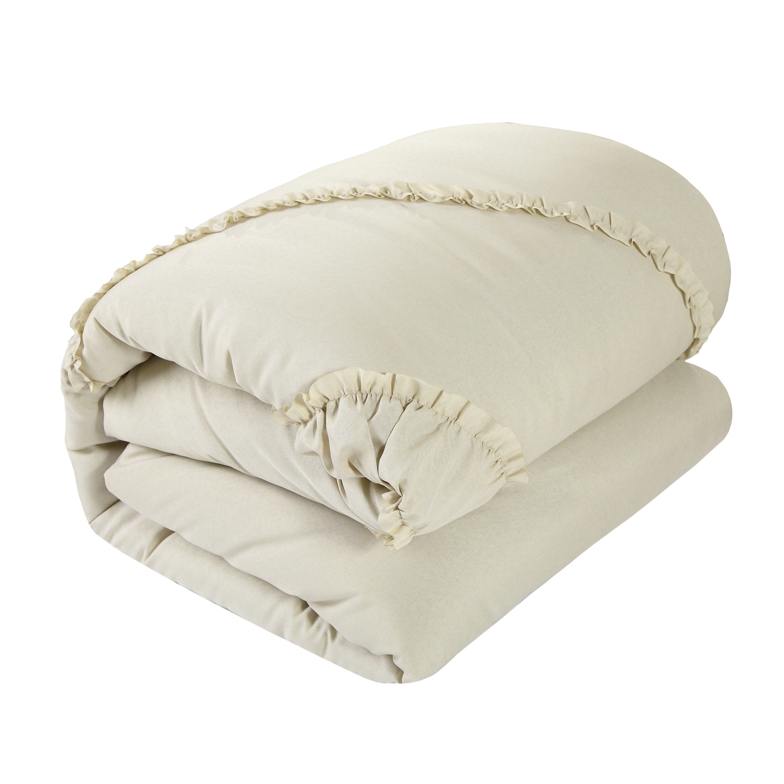 Chic Home 8-Piece Dearly Oversized and Overfilled Beige Comforter Set On  Sale 10747031