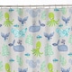 preview thumbnail 2 of 1, Maytex Sea Creatures PEVA Shower Curtain