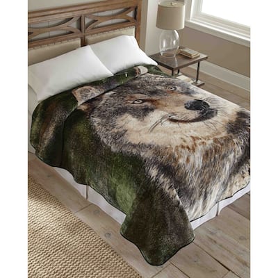 Hi Pile Raschel Knit 90-inch Oversized Blanket