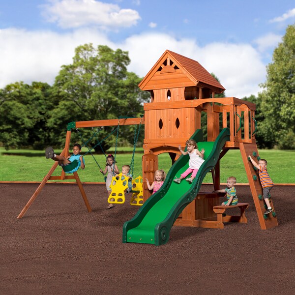  Backyard Discovery Monterey Cedar Swingset - Free Shipping 