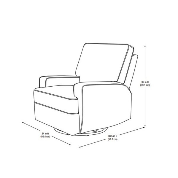 baby relax rylan swivel gliding recliner