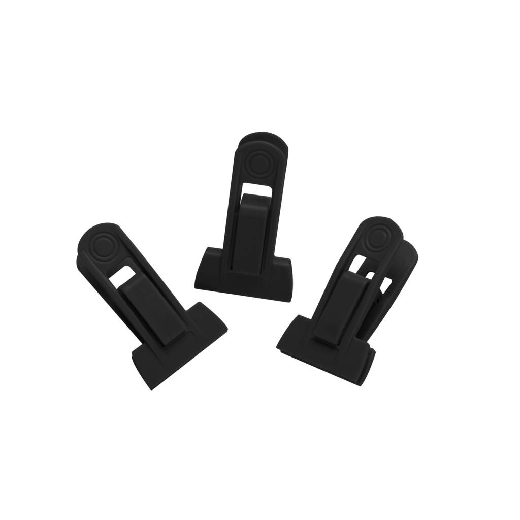 Honey Can Do Black V Touch Finger Clips 80 pack