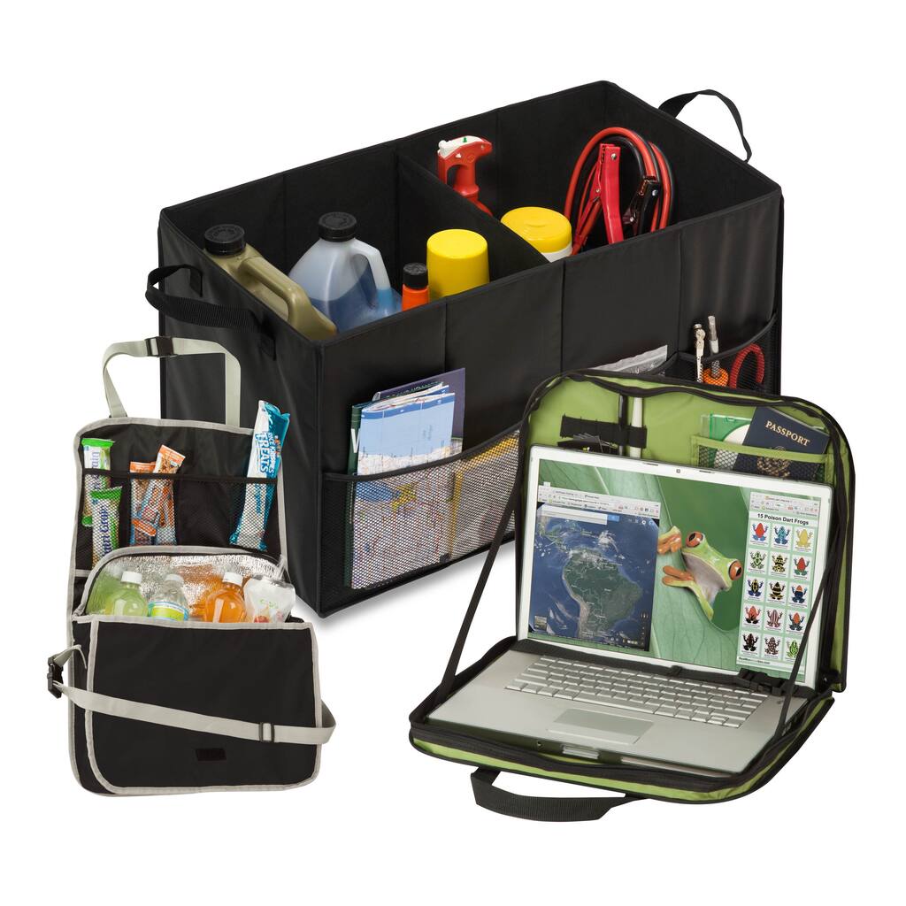 Honey-Can-Do 3-piece auto accessory kit