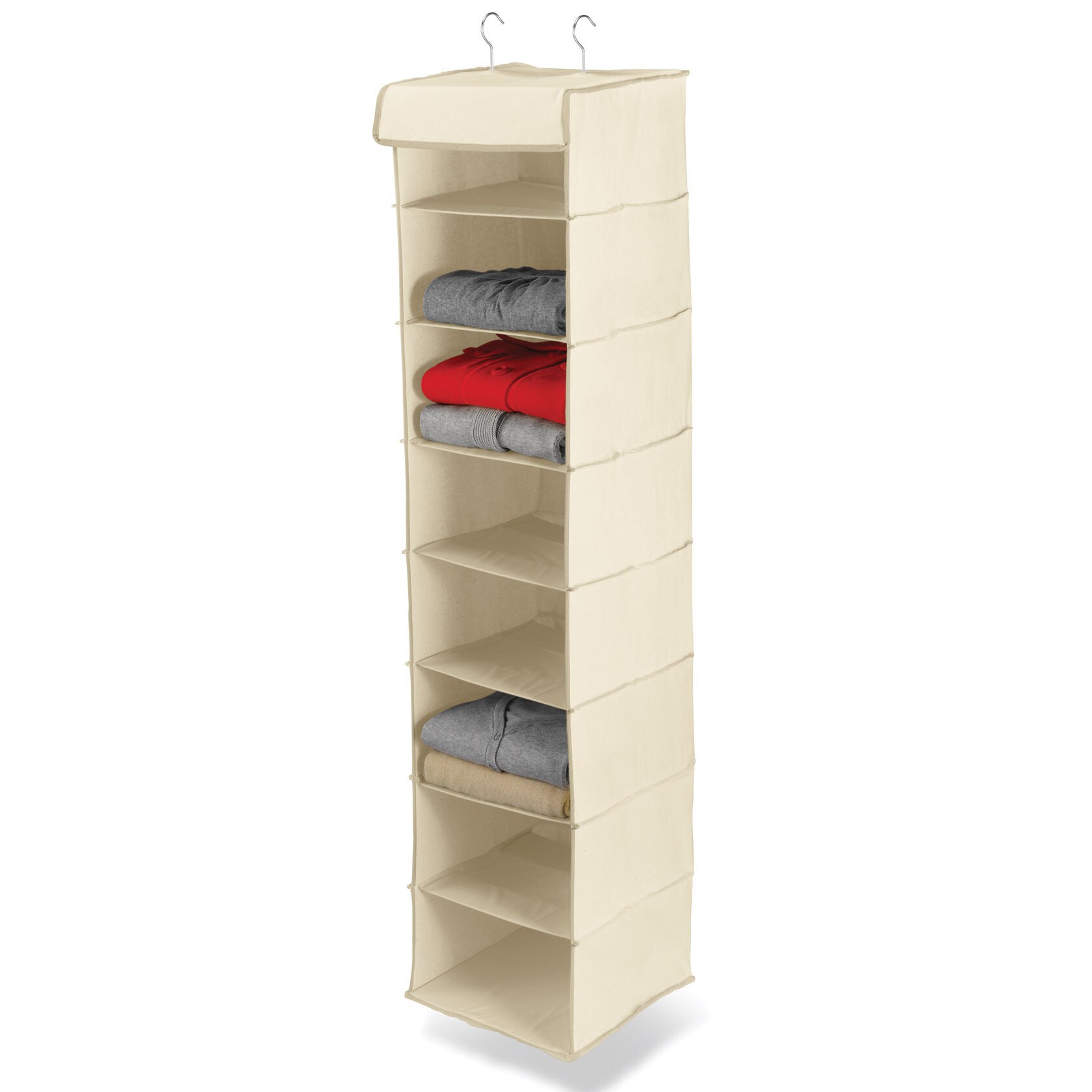 Shop Honey Can Do 8 Shelf Hanging Organizer Natural Tc Overstock 10755197