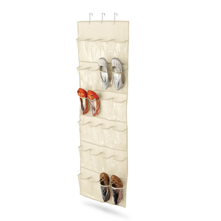 Shop Honey Can Do 24 Pocket Over Door Shoe Organizer Natural Tc
