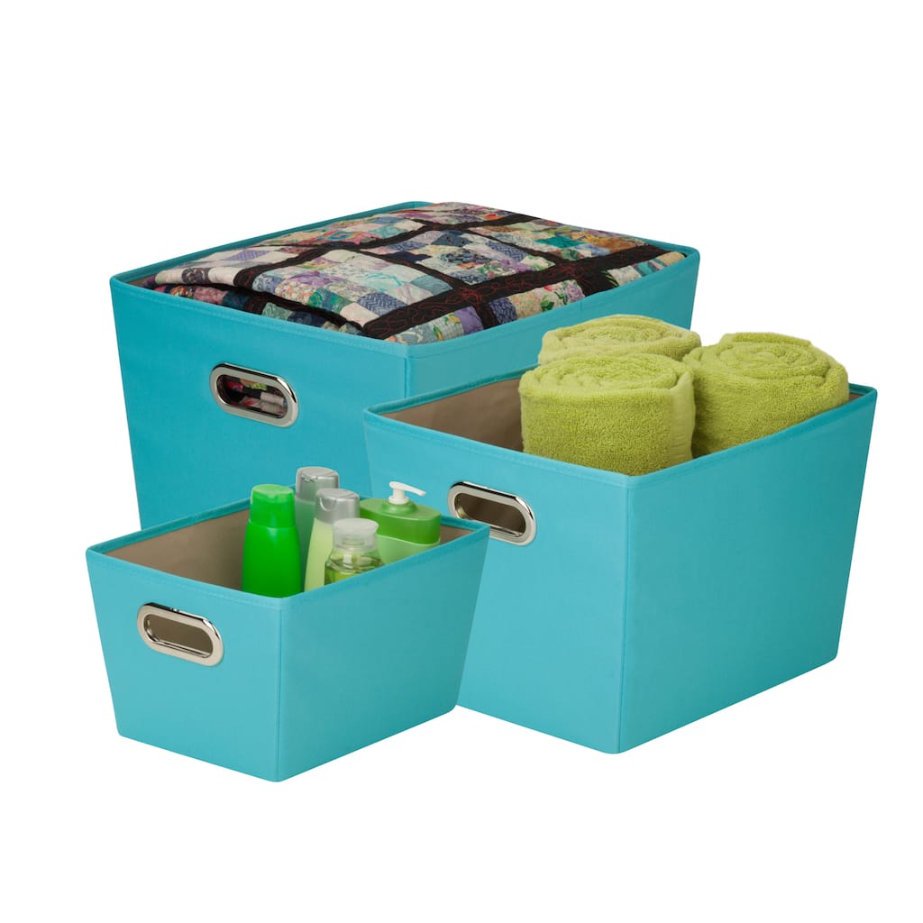 Honey Can Do turquoise tote kit