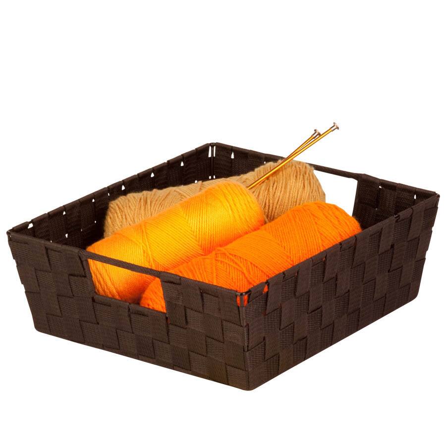 Honey-Can-Do 2-pc woven trays, espresso