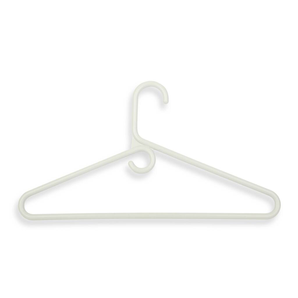 Honey Can Do White Super Heavyweight Hangers 18-Pack