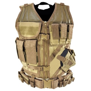 NcStar Tactical Vest Tan, XL-XXL+