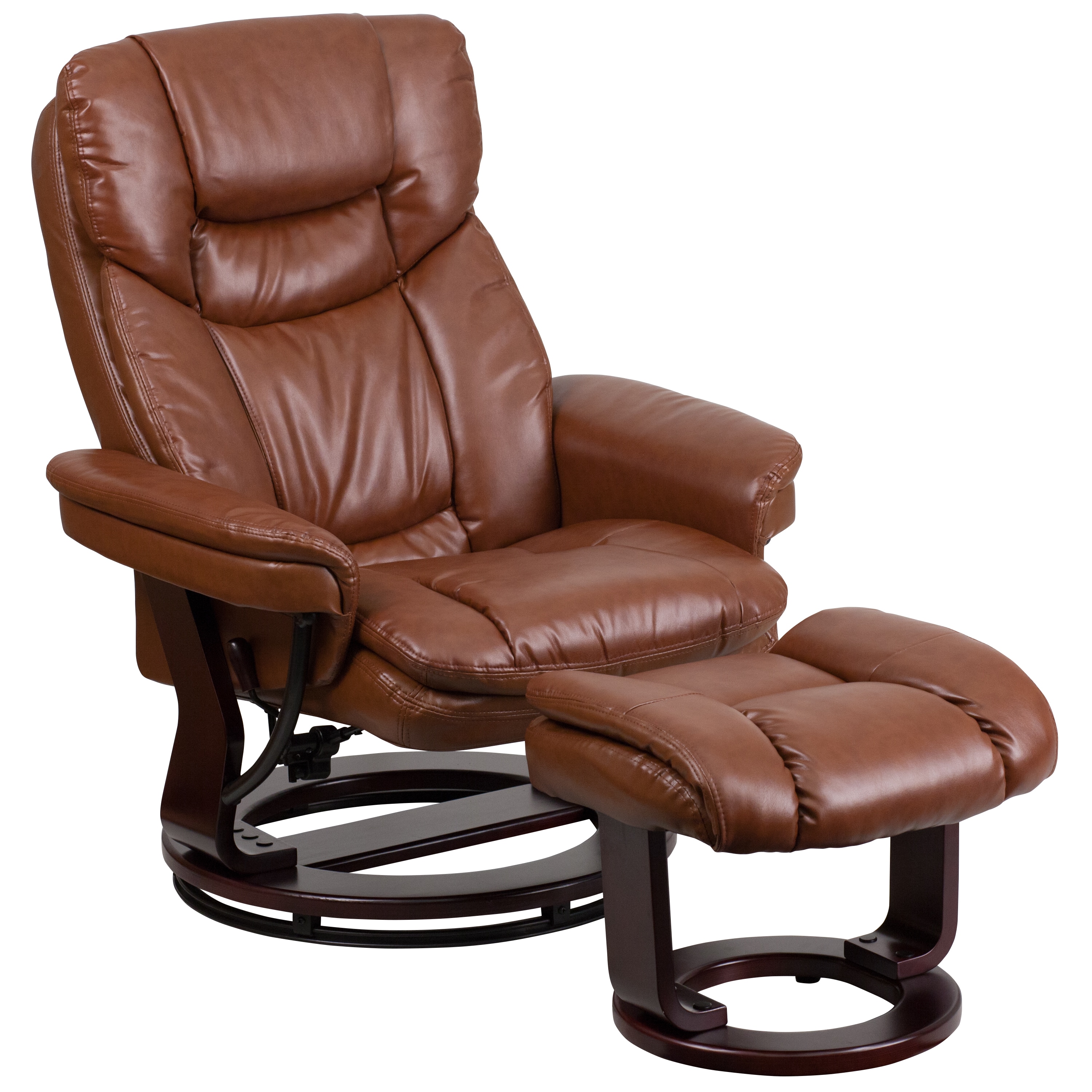 Clay Alder Home Mackinac Leather Recliner With Ottoman Free Clay Alder Home Mackinac Leather Recliner With Ottoman