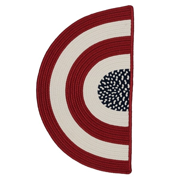 Americana Picnic All-Stars Flag Area Rug- Imported/Outdoor ...