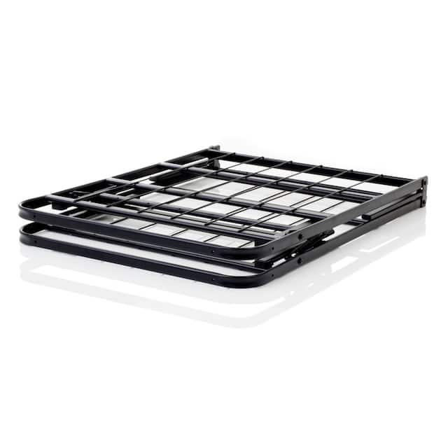 Foldable Metal Platform Bed Frame and Mattress Foundation Queen by ...