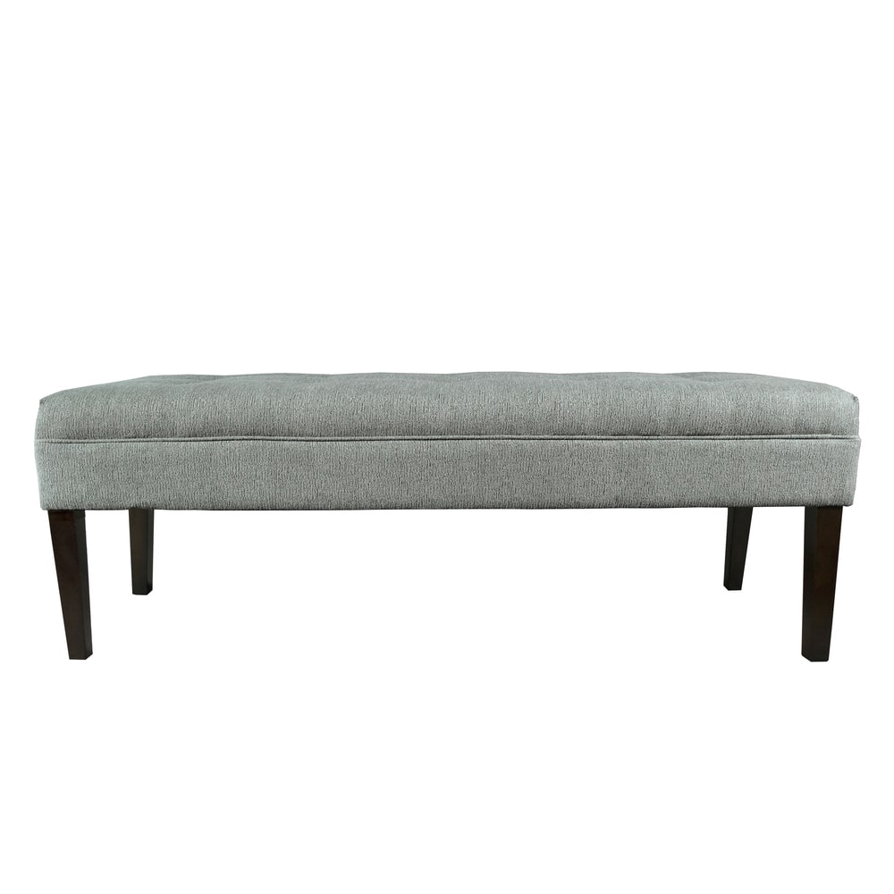 Kaya Button Tufted Upholstered Long Bench