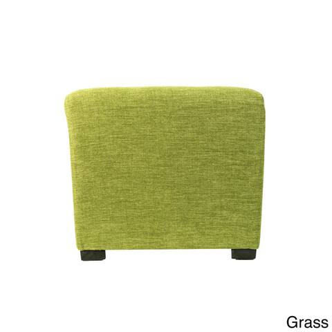 MJL Furniture Key Largo 4-button Tufted Square Ottoman