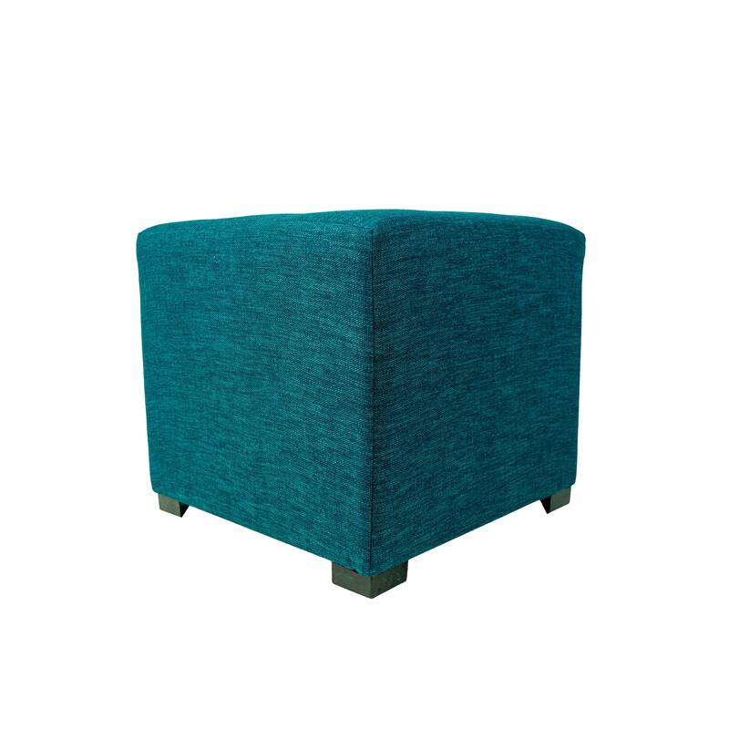 MJL Furniture Key Largo 4-button Tufted Square Ottoman