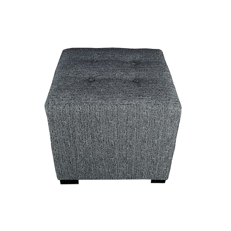 MJL Furniture Text2 Olivia 4-button Tufted Square Ottoman